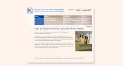 Desktop Screenshot of hautarzt-radloff.de